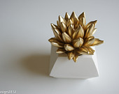 succulent sculpture, waterstone succulents,etsy4