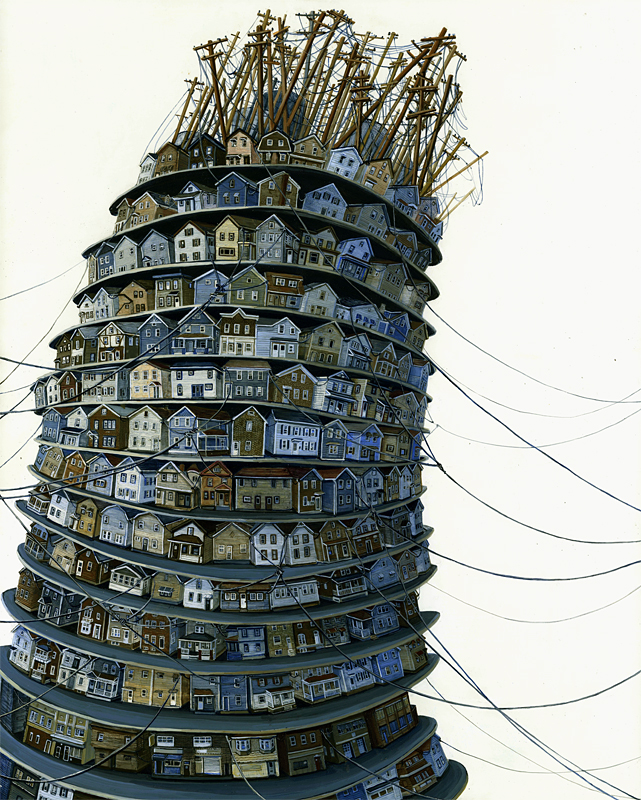 amy casey painting_tower 2012