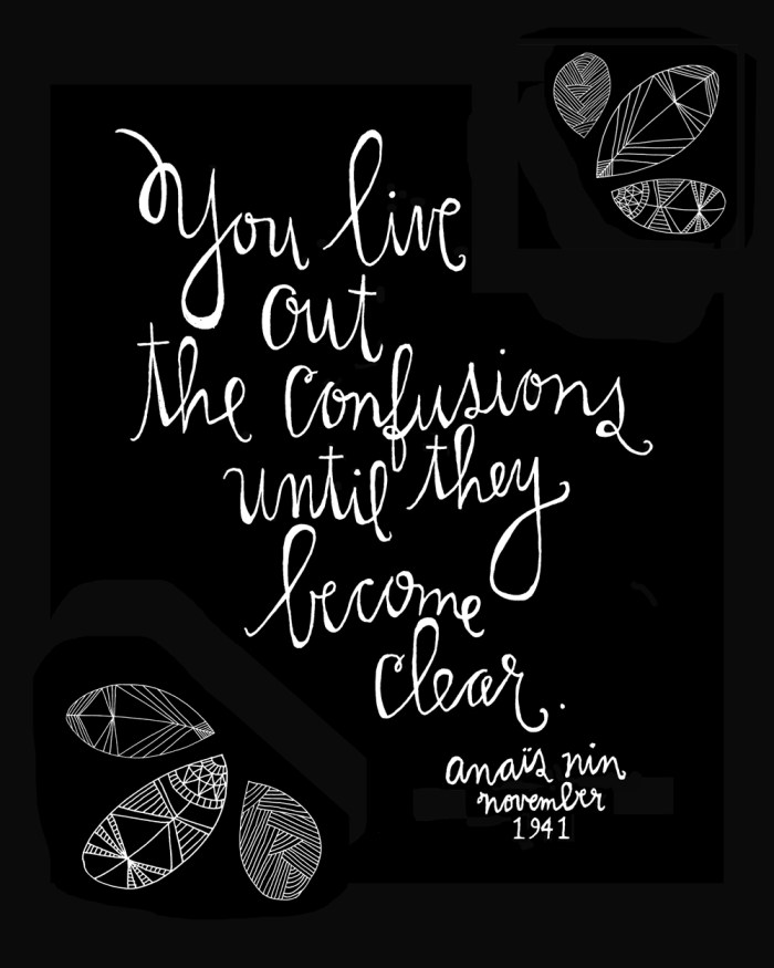 Anaïs Nin on Life, Hand-Lettered by Artist Lisa Congdon