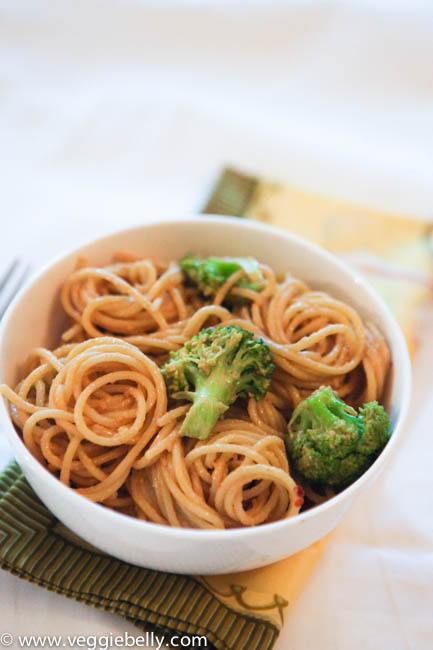 veggie belly.peanutnoodles