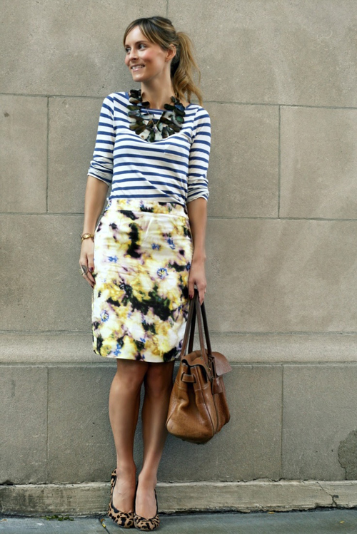 stripes + flowers