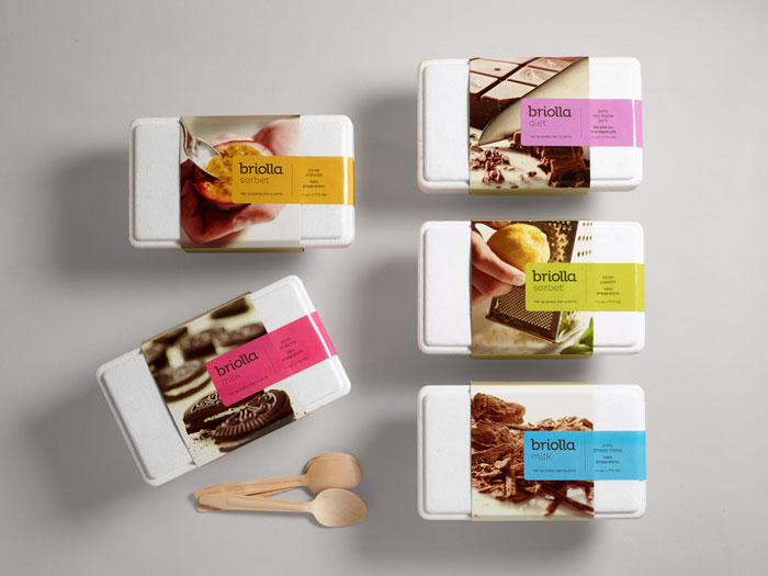 Briolla Ice Cream - The Dieline -