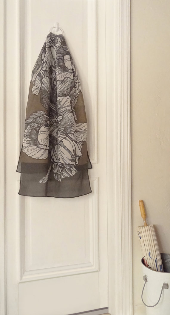 hibiscus scarf brownwilliam.com 