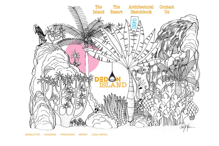 dedon island website