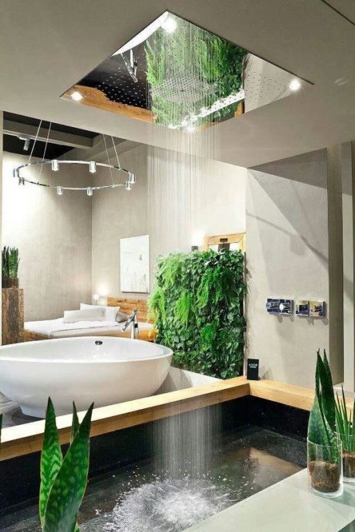waterfall bath