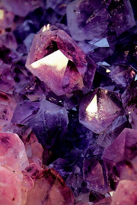 purple crystals
